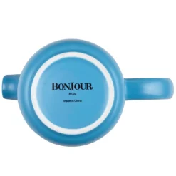 Coffee Makers BonJour Ceramic Coffee And Tea 8-Demitasse-Cup Aqua Ceramic French Press -BergHOFF Shop aqua bonjour french presses 47468 4f 1000