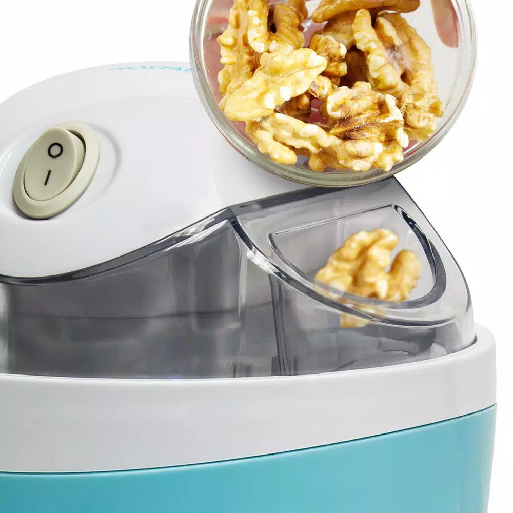 Dessert Makers Nostalgia 0.5 Qt. Aqua Electric Ice Cream Maker 3 Dessert Makers Nostalgia 0.5 Qt. Aqua Electric Ice Cream Maker - Image 3