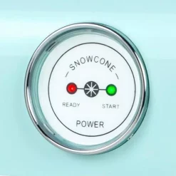 Dessert Makers Nostalgia 30 W Aqua Blue Snow Cone Maker With Retro Design -BergHOFF Shop aqua nostalgia specialty dessert makers clsc1aq 1f 1000