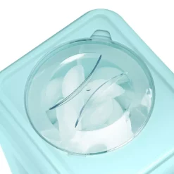 Dessert Makers Nostalgia 30 W Aqua Blue Snow Cone Maker With Retro Design -BergHOFF Shop aqua nostalgia specialty dessert makers clsc1aq 44 1000