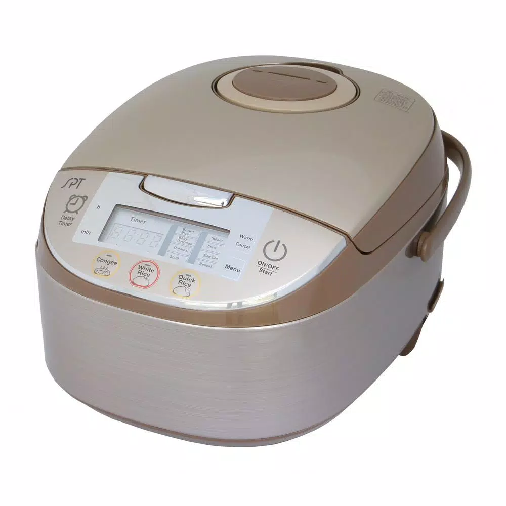 Cookers SPT 8-Cup Beige Rice Cooker With Steam Basket And Built-In Timer 2 Cookers SPT 8-Cup Beige Rice Cooker With Steam Basket And Built-In Timer - Image 2
