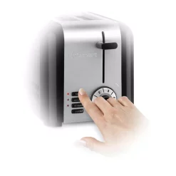 Toasters Cuisinart Compact 2-Slice Black And Stainless Steel Wide Slot Toaster 5 Toasters Cuisinart Compact 2-Slice Black And Stainless Steel Wide Slot Toaster -BergHOFF Shop black and stainless steel cuisinart pop up toasters cpt 320p1 4f 1000