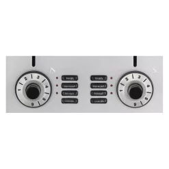 Toasters Cuisinart 4-Slice Black And Stainless Steel Wide Slot Toaster With Crumb Tray -BergHOFF Shop black and stainless steel cuisinart pop up toasters cpt 340p1 4f 1000