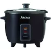 Cookers AROMA 6-Cup Black Rice Cooker With Removable Steam Tray
