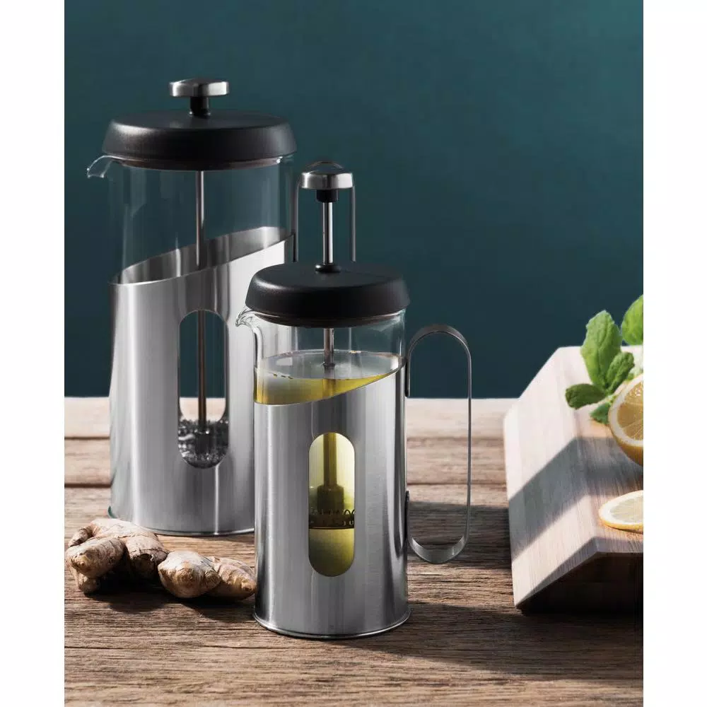 Coffee Makers BergHOFF Essentials 2 Cup .37 Qt. Stainless Steel Coffee And Tea French Press 4 Coffee Makers BergHOFF Essentials 2 Cup .37 Qt. Stainless Steel Coffee And Tea French Press - Image 4