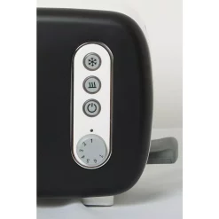 Toasters BergHOFF Seren 2-Slice Black Long Slot Toaster -BergHOFF Shop black berghoff pop up toasters tpserenfpb 44 1000