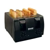 Toasters Better Chef Dual-Control 4-Slice Black Toaster