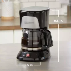 Coffee Makers BLACK+DECKER 5-Cup Black Coffeemaker -BergHOFF Shop black black decker drip coffee makers cm0555b 1f 1000