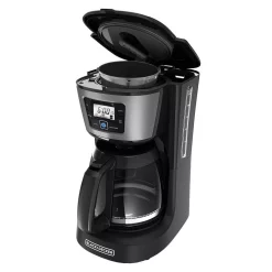 Coffee Makers BLACK+DECKER 12-Cup Programmable Black Coffee Maker With Built-In Timer