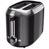 Toasters BLACK+DECKER 2-Slice Black Wide Slot Toaster With Temperature Control