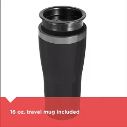 Coffee Makers BLACK+DECKER Black Single Serve Drip Coffee Maker With Travel Mug 13 Coffee Makers BLACK+DECKER Black Single Serve Drip Coffee Maker With Travel Mug -BergHOFF Shop black black decker single serve coffee makers cm618 fa 1000