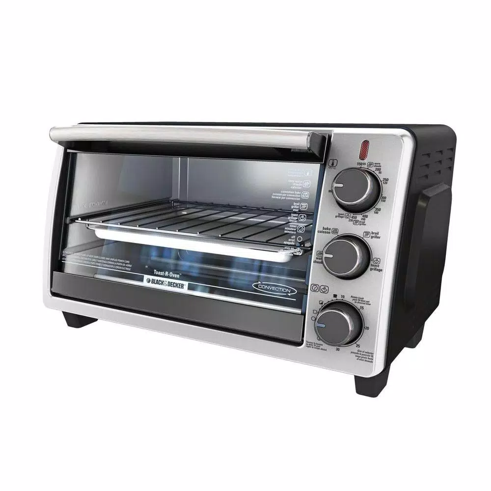 Toasters BLACK+DECKER 6-Slice Toaster Oven In Black 1 Toasters BLACK+DECKER 6-Slice Toaster Oven In Black