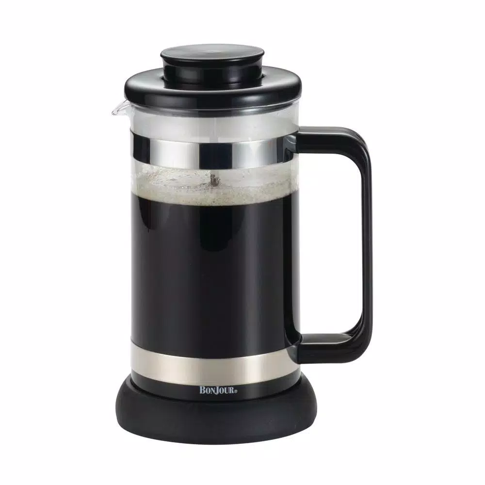 Coffee Makers BonJour Riviera 8-Cup French Press In Black 4 Coffee Makers BonJour Riviera 8-Cup French Press In Black - Image 4