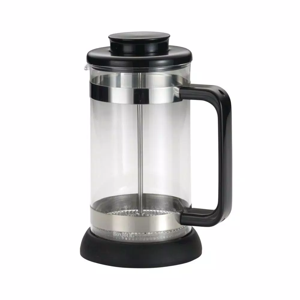 Coffee Makers BonJour Riviera 8-Cup French Press In Black 1 Coffee Makers BonJour Riviera 8-Cup French Press In Black