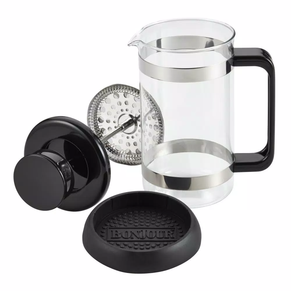 Coffee Makers BonJour Riviera 8-Cup French Press In Black 2 Coffee Makers BonJour Riviera 8-Cup French Press In Black - Image 2