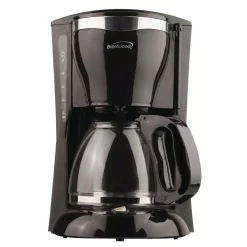 Coffee Makers Brentwood Appliances 12-Cup Black Coffee Maker With 16 Oz. Stainless Steel Heated Travel Mug And 12-Volt Car Adapter -BergHOFF Shop black brentwood appliances drip coffee makers 843631123188 fa 1000