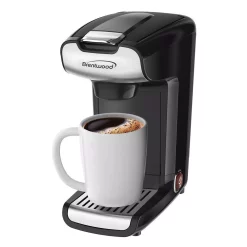 Coffee Makers Brentwood Appliances 1.25-Cup Black K-Cup Single Serve Coffee Maker -BergHOFF Shop black brentwood appliances drip coffee makers ts 110bk fa 1000
