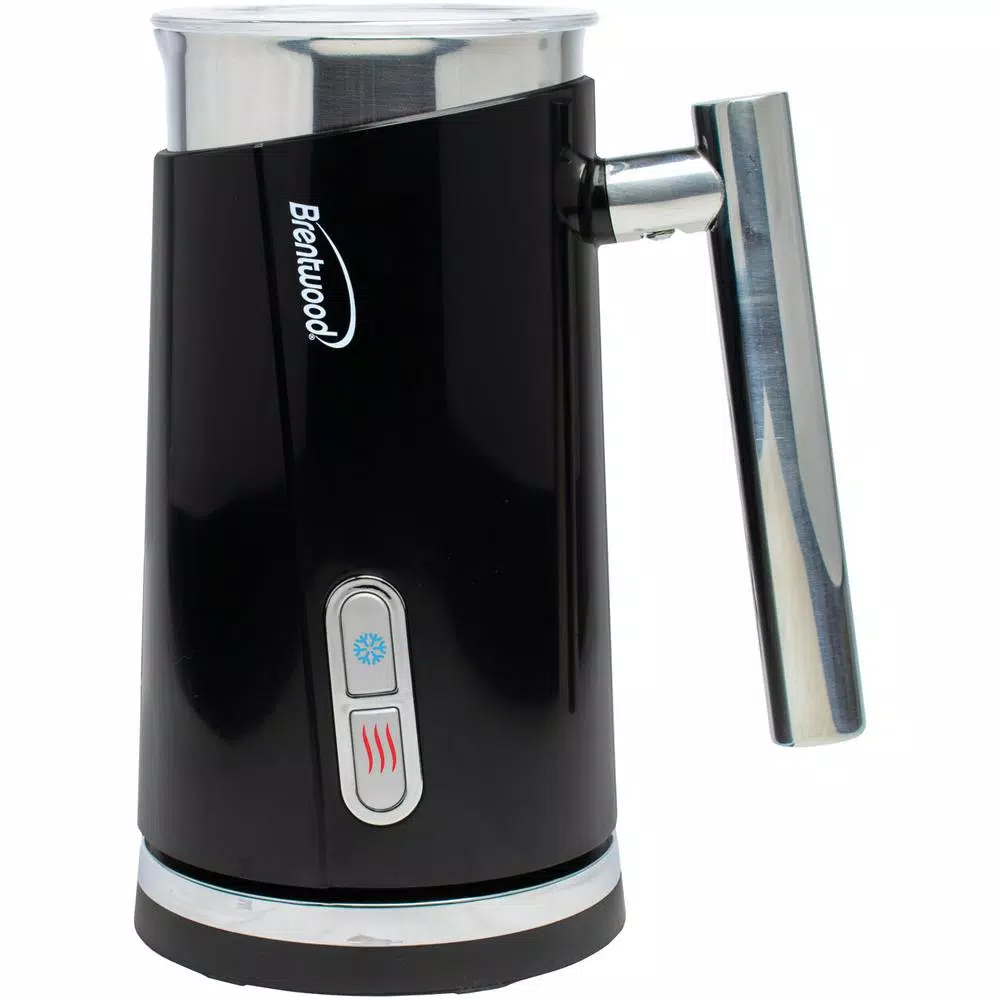 Coffee Makers Brentwood Appliances 10 Oz. Black Cordless Electric Milk Frother With Warmer 1 Coffee Makers Brentwood Appliances 10 Oz. Black Cordless Electric Milk Frother With Warmer