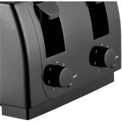 Toasters Brentwood Appliances 4-Slice Black Toaster With Cool-Touch Exterior -BergHOFF Shop black brentwood appliances pop up toasters ts 285 4f 1000