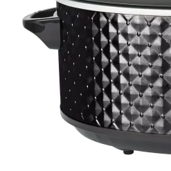 Cookers Brentwood Appliances Diamond 7 Qt. Black Slow Cooker With Tempered Glass Lid 11 Cookers Brentwood Appliances Diamond 7 Qt. Black Slow Cooker With Tempered Glass Lid -BergHOFF Shop black brentwood appliances slow cookers sc 157bk 44 1000