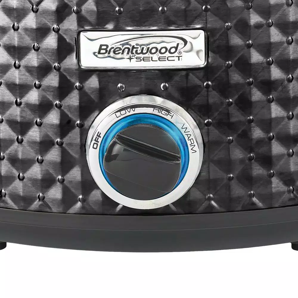 Cookers Brentwood Appliances Diamond 7 Qt. Black Slow Cooker With Tempered Glass Lid 7 Cookers Brentwood Appliances Diamond 7 Qt. Black Slow Cooker With Tempered Glass Lid - Image 7