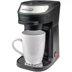 Coffee Makers Brentwood 1-Cup Black Single-Serve Coffee Maker With Mug -BergHOFF Shop black brentwood single serve coffee makers ts 111bk 76 1000