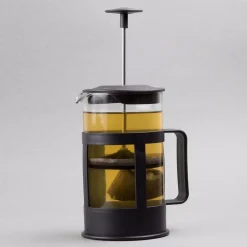 Coffee Makers Creative Home 1000 Ml (34 Oz.) 4 Cups Glass French Press Coffee Plunger Tea Maker For Loose Tea Leaves Or Coffee, Black -BergHOFF Shop black creative home french presses 45007 44 1000
