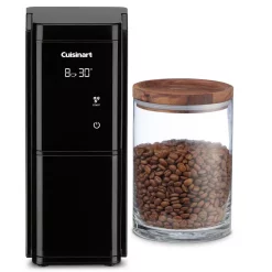 Coffee Makers Cuisinart Touchscreen 8 Oz. Black Burr Coffee Grinder -BergHOFF Shop black cuisinart coffee grinders dbm t10 4f 1000