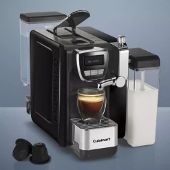 Coffee Makers Cuisinart 1-Cup Espresso Defined Black Espresso, Cappuccino And Latte Machine 7 Coffee Makers Cuisinart 1-Cup Espresso Defined Black Espresso, Cappuccino And Latte Machine -BergHOFF Shop black cuisinart espresso machines em 25 1f 1000