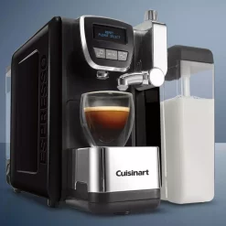 Coffee Makers Cuisinart 1-Cup Espresso Defined Black Espresso, Cappuccino And Latte Machine 6 Coffee Makers Cuisinart 1-Cup Espresso Defined Black Espresso, Cappuccino And Latte Machine -BergHOFF Shop black cuisinart espresso machines em 25 4f 1000