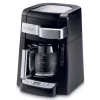 Coffee Makers DeLonghi 12-Cup Black Drip Coffee Maker With Glass Carafe And Automatic Shut-Off