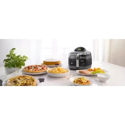 Cookers DeLonghi MultiFry FH1363 4.75 Qt. Black Electric Multi-Cooker And Air Fryer -BergHOFF Shop black delonghi multi cookers fh1363 1 bk 31 1000
