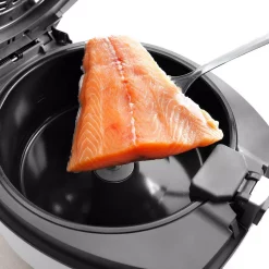 Cookers DeLonghi MultiFry FH1363 4.75 Qt. Black Electric Multi-Cooker And Air Fryer -BergHOFF Shop black delonghi multi cookers fh1363 1 bk 44 1000