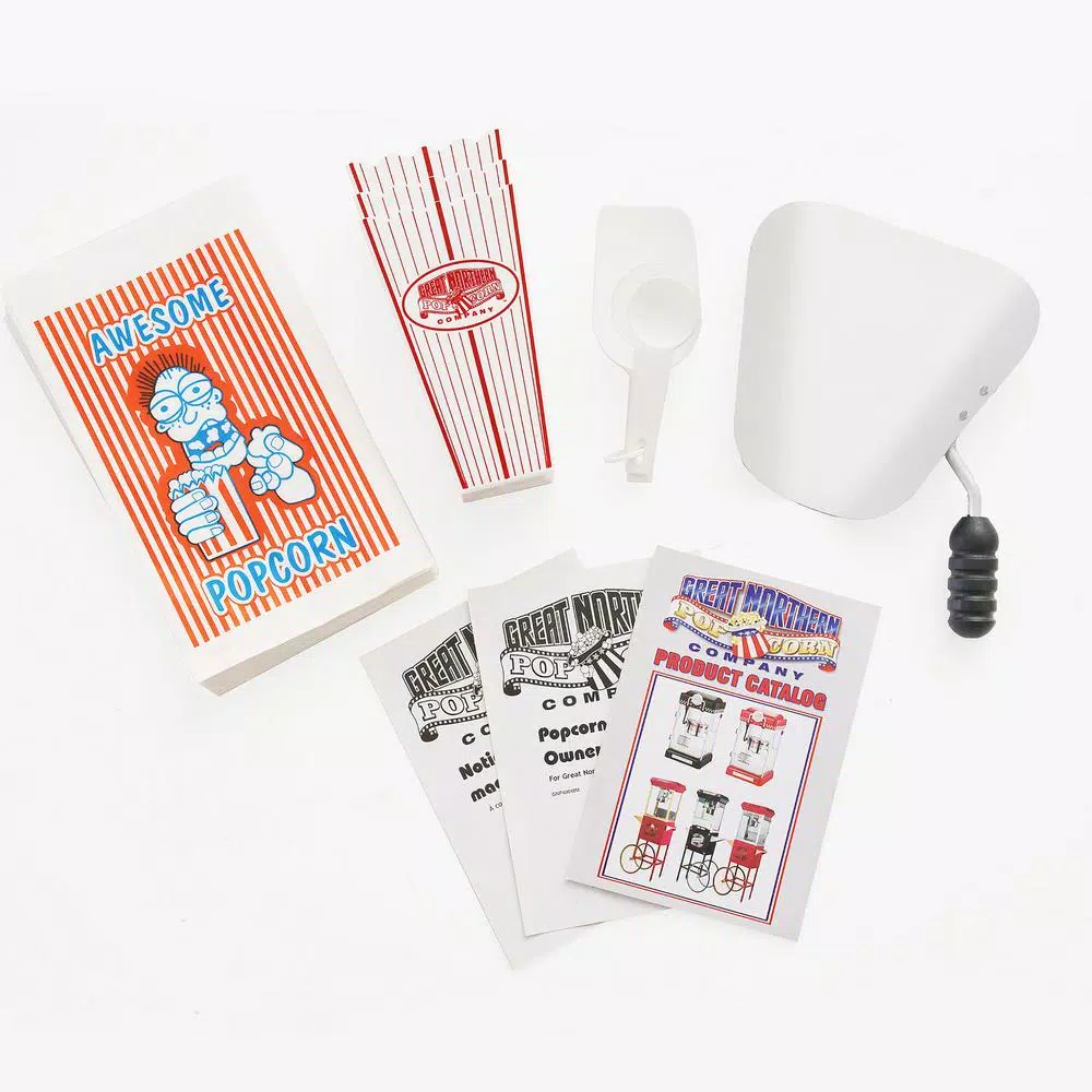 Popcorn Machines Great Northern 6 Oz. Black Foundation Model Popcorn Popper Machine 5 Popcorn Machines Great Northern 6 Oz. Black Foundation Model Popcorn Popper Machine - Image 5