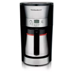 Coffee Makers Hamilton Beach 10-Cup Black And Stainless Steel Drip Coffee Maker With Thermal Carafe 8 Coffee Makers Hamilton Beach 10-Cup Black And Stainless Steel Drip Coffee Maker With Thermal Carafe -BergHOFF Shop black hamilton beach coffee makers 46896 4f 1000