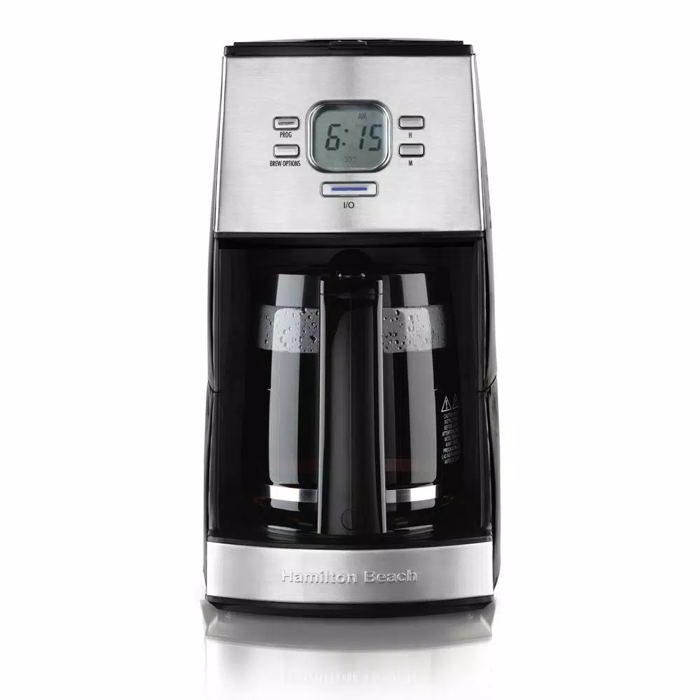 Coffee Makers Hamilton Beach 12-Cup Black Programmable Coffee Maker 1 Coffee Makers Hamilton Beach 12-Cup Black Programmable Coffee Maker