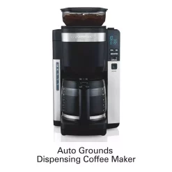 Coffee Makers Hamilton Beach 12-Cup Black Auto Grounds Dispensing Coffee Maker -BergHOFF Shop black hamilton beach drip coffee makers 45400 4f 1000
