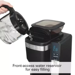 Coffee Makers Hamilton Beach 12-Cup Black Auto Grounds Dispensing Coffee Maker -BergHOFF Shop black hamilton beach drip coffee makers 45400 76 1000