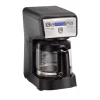 Coffee Makers Hamilton Beach Compact 12-Cup Black Programmable Drip Coffee Maker