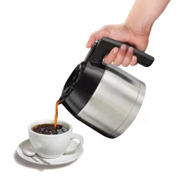 Coffee Makers Hamilton Beach 8-Cup Black Programmable Coffee Maker With Thermal Carafe -BergHOFF Shop black hamilton beach drip coffee makers 46240 31 1000