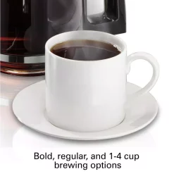Coffee Makers Hamilton Beach 12-Cup Black Programmable Easy Access Deluxe Coffee Maker -BergHOFF Shop black hamilton beach drip coffee makers 46320 44 1000
