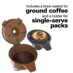 Coffee Makers Hamilton Beach Flex Brew 2-Way 10-Cup Black Drip Coffee Maker With Thermal Carafe -BergHOFF Shop black hamilton beach drip coffee makers 49966 44 1000