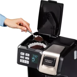 Coffee Makers Hamilton Beach Flex Brew 2-Way 10-Cup Black Drip Coffee Maker With Thermal Carafe -BergHOFF Shop black hamilton beach drip coffee makers 49966 fa 1000