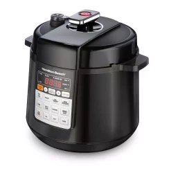 Cookers Hamilton Beach Multi-Function 6 Qt. Black Electric Pressure Cooker