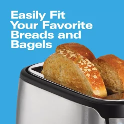 Toasters Hamilton Beach 4-Slice Black Long Slot Toaster -BergHOFF Shop black hamilton beach pop up toasters 24810 44 1000