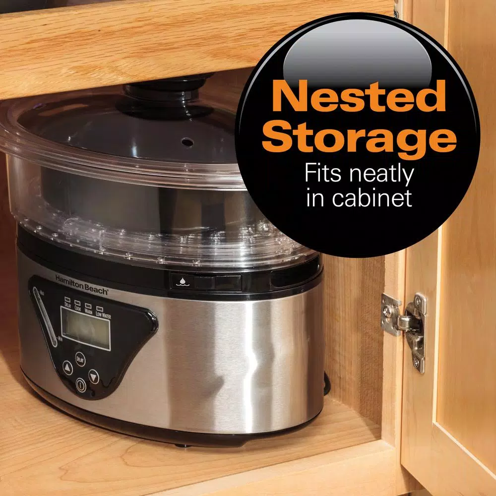 Cookers Hamilton Beach 22-Cup Black Rice Cooker 5 Cookers Hamilton Beach 22-Cup Black Rice Cooker - Image 5