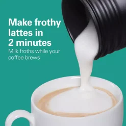 Coffee Makers Hamilton Beach Flexbrew 1-Cup Black Single Serve Coffee Maker With Milk Frother -BergHOFF Shop black hamilton beach single serve coffee makers 49949 44 1000