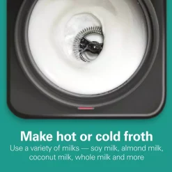 Coffee Makers Hamilton Beach Flexbrew 1-Cup Black Single Serve Coffee Maker With Milk Frother -BergHOFF Shop black hamilton beach single serve coffee makers 49949 fa 1000