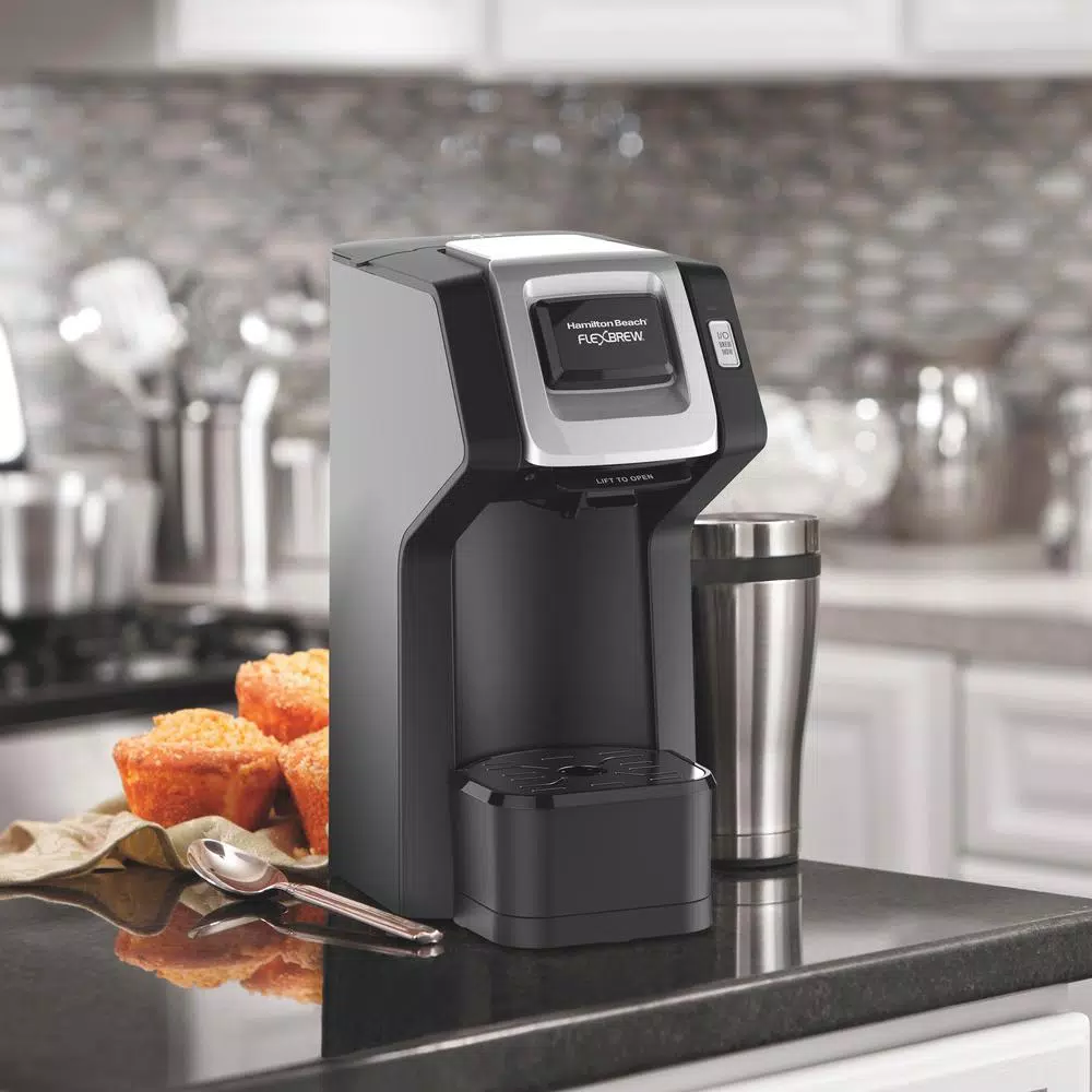 Coffee Makers Hamilton Beach FlexBrew Black Single Serve Coffee Maker 14 Coffee Makers Hamilton Beach FlexBrew Black Single Serve Coffee Maker - Image 14