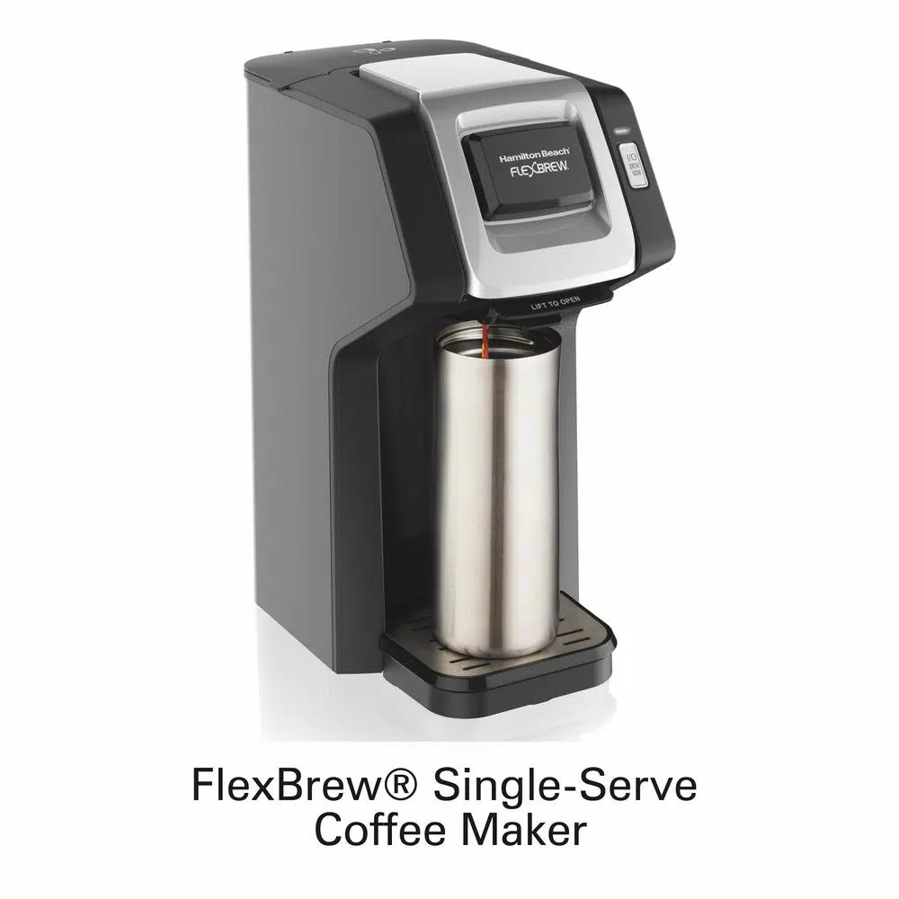 Coffee Makers Hamilton Beach FlexBrew Black Single Serve Coffee Maker 3 Coffee Makers Hamilton Beach FlexBrew Black Single Serve Coffee Maker - Image 3